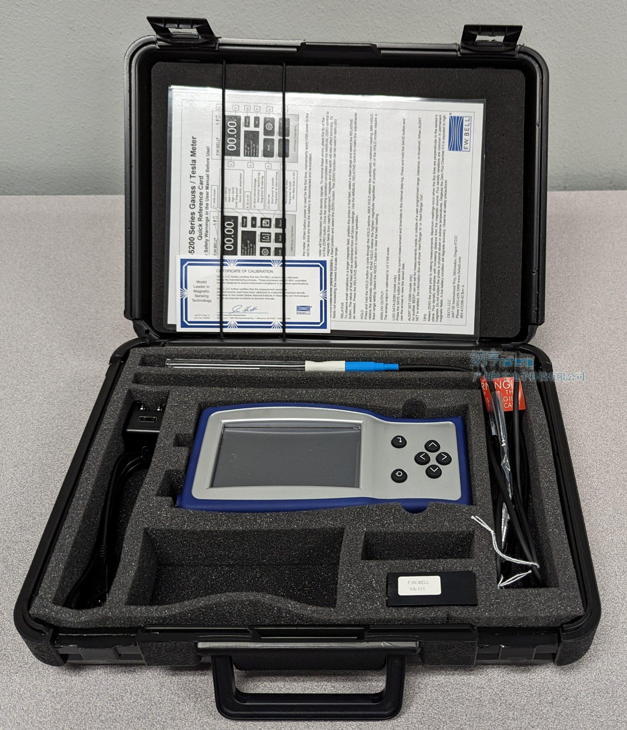 美國(guó)FWBELL 貝爾5270便攜式觸摸屏高斯計(jì)